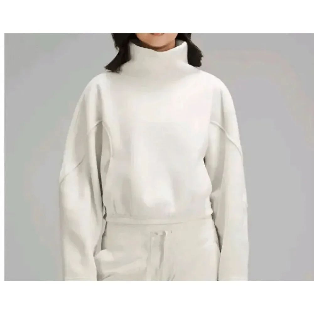 Lululemon Looped Terry Fleece Funnel Neck. 4